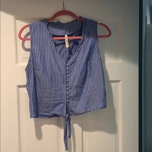 Summer crop tank top